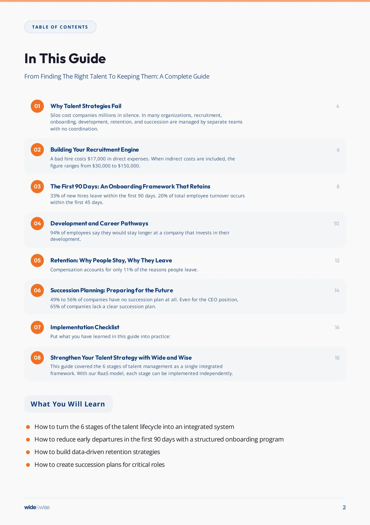 From Finding The Right Talent To Keeping Them: A Complete Guide · Preview page 2