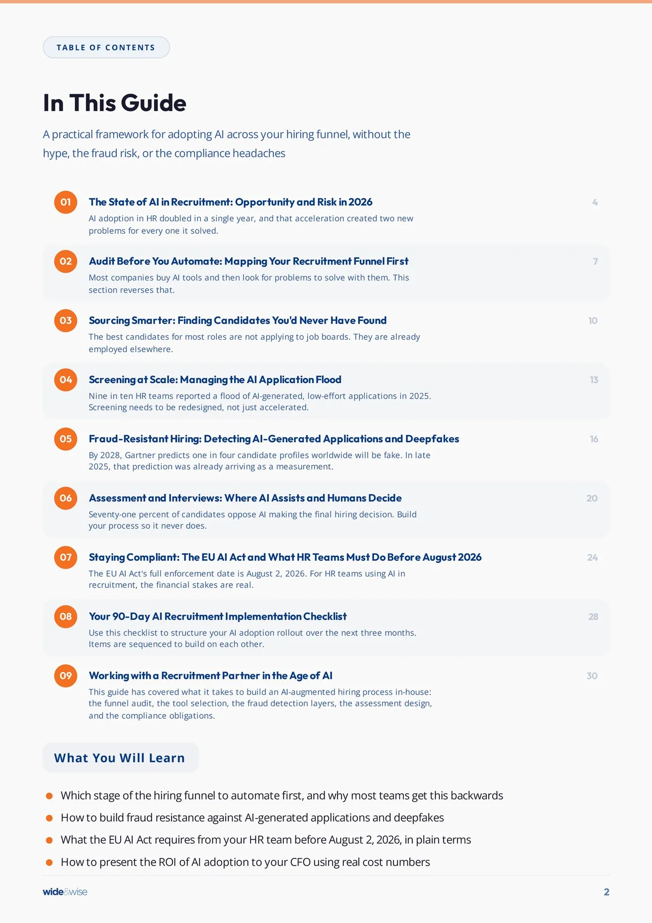 AI in Recruitment: A Practical Implementation Guide for HR Teams · Preview page 2